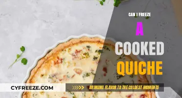 Quiche Freeze: A Guide to Storing Your Cooked Quiche Safely