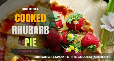 Sweet Success: Freezing Your Cooked Rhubarb Pie for Later
