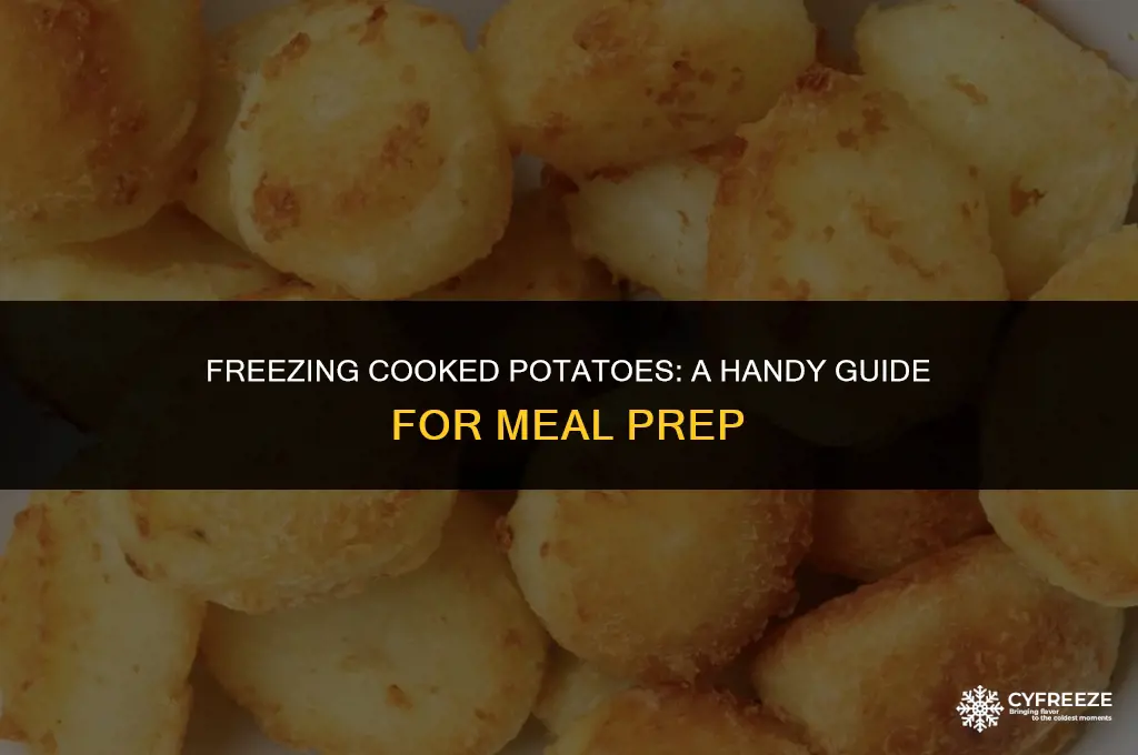 can i freeze a dish containing cooked potatoes