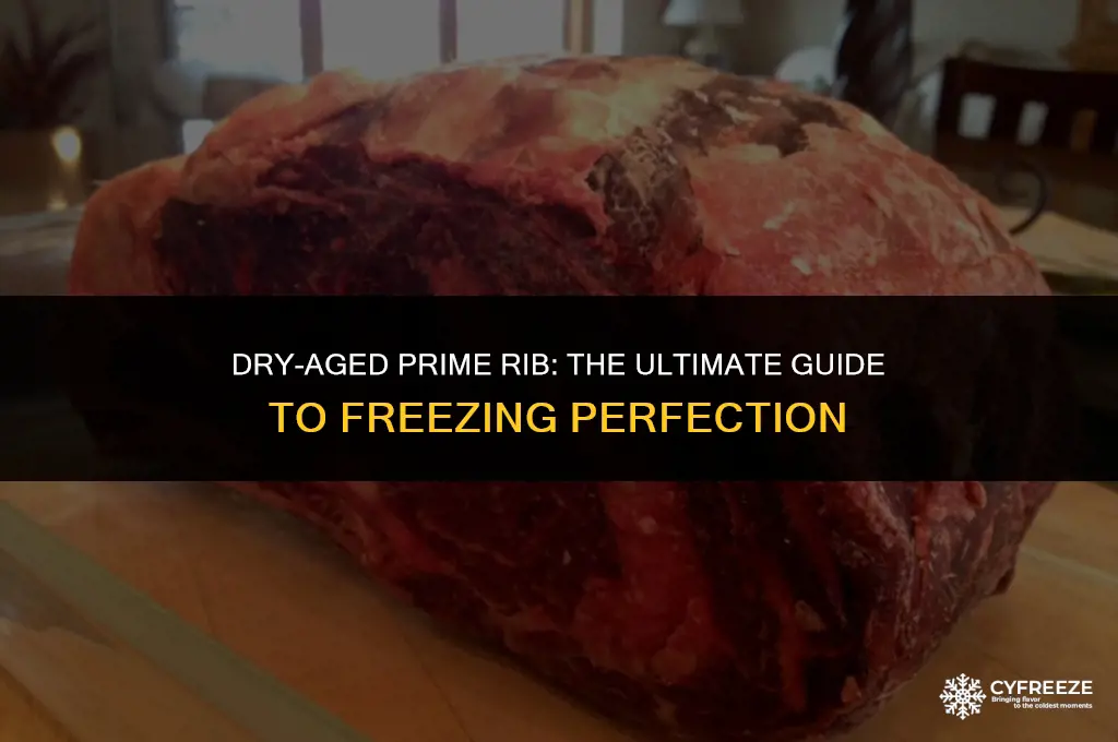 can i freeze a dry aged prime rib