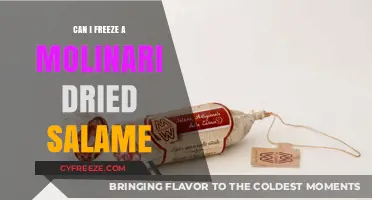 Preserving Molinari Dried Salame: A Guide to Freezing Techniques