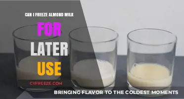 Freezing Almond Milk: A Guide to Storing It for Later Use