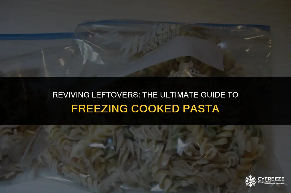 can i freeze already cooked pasta
