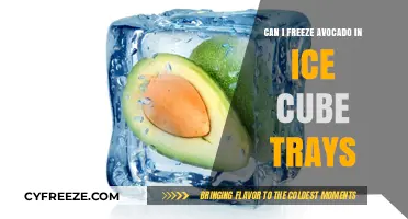 Smart Kitchen Hacks: Freezing Avocado in Ice Cube Trays