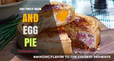 Freezing Bacon and Egg Pie: Tips for Perfect Storage and Reheating