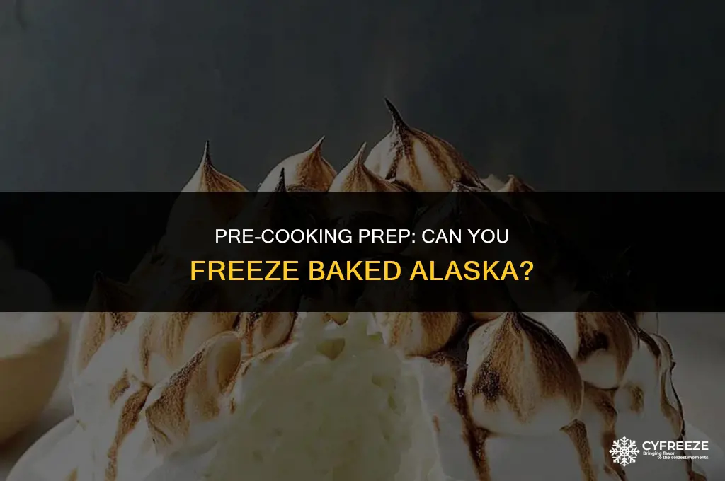 can i freeze baked alaska before cooking