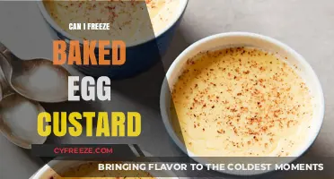 Freezing Baked Egg Custard: Tips for Perfect Storage and Reheating