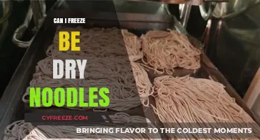 Reviving Dry Noodles: The Ultimate Freezing Guide
