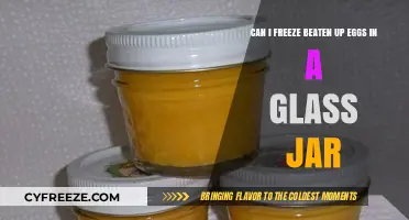 Freezing Beaten Eggs in Glass Jars: A Safe Storage Solution?