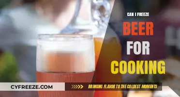 Chill Out: The Surprising Benefits of Freezing Beer for Cooking