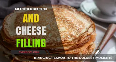 Freezing Blini with Egg and Cheese Filling: Tips and Tricks