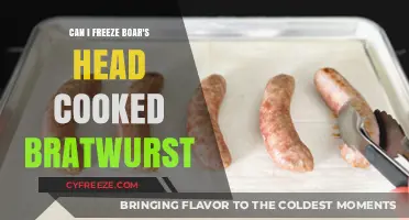 Savoring Boar's Head Bratwurst: A Guide to Freezing Cooked Sausages