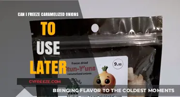 Freeze Caramelized Onions: A Handy Guide for Later Use