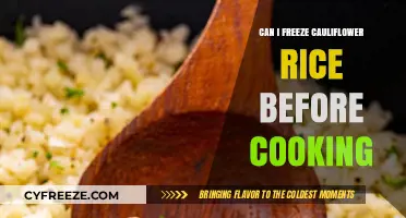 Freezing Cauliflower Rice: A Convenient Meal Prep Hack