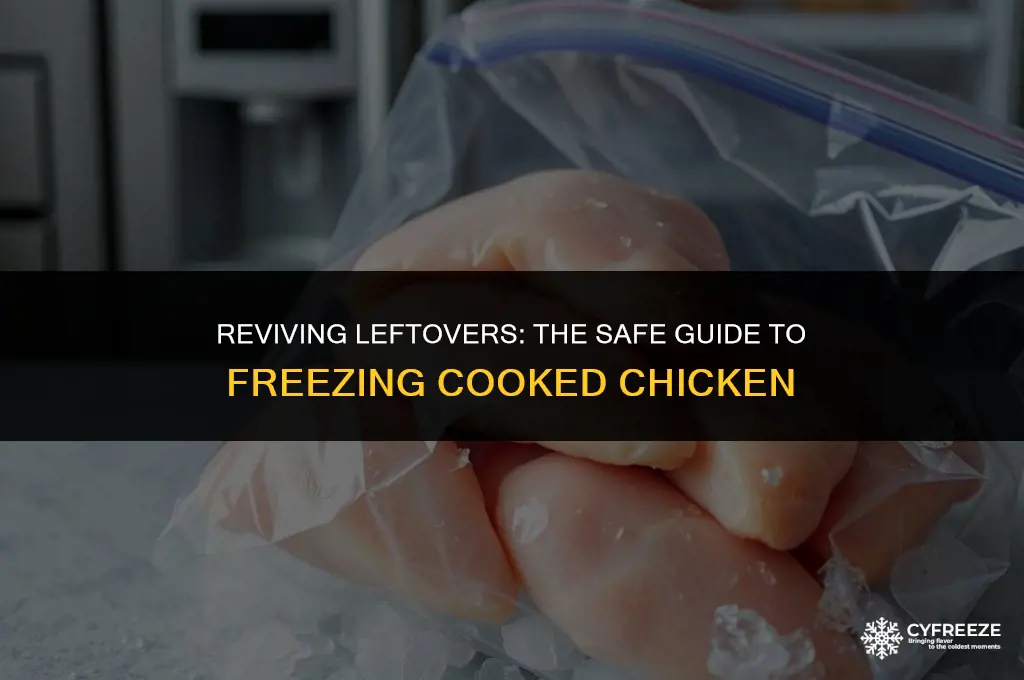 can i freeze chicken after thawing and cooking