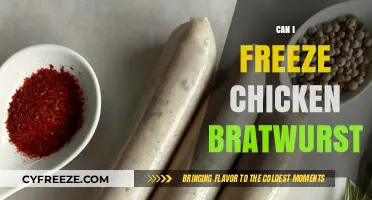 Freezing Chicken Bratwurst: A Complete Guide to Preservation