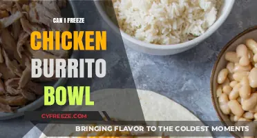 Freezing Chicken Burrito Bowls: A Convenient Meal Prep Guide