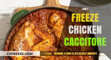 Freezing Chicken Cacciatore: A Handy Guide for Meal Prep