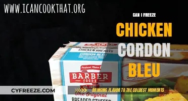 Freezing Chicken Cordon Bleu: A Complete Guide