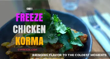 Freezing Chicken Korma: A Handy Guide for Leftovers