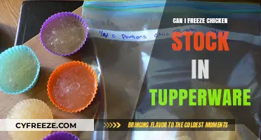 Freezing Chicken Stock in Tupperware: A Handy Guide