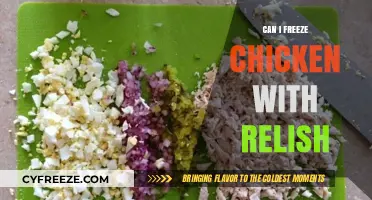 Relish the Flavor: Freezing Chicken with Relish - A Tasty Guide