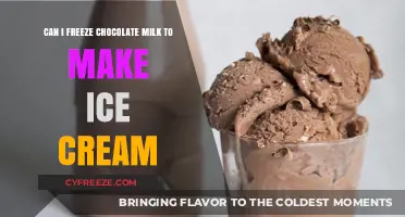 From Chocolate Milk to Ice Cream: A Simple Freezing Trick