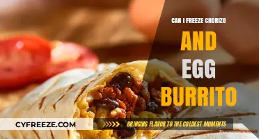 Freezing Chorizo and Egg Burritos: A Quick Meal Prep Guide
