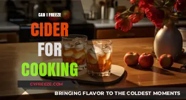 From Orchard to Freezer: Cider's Culinary Potential Unlocked