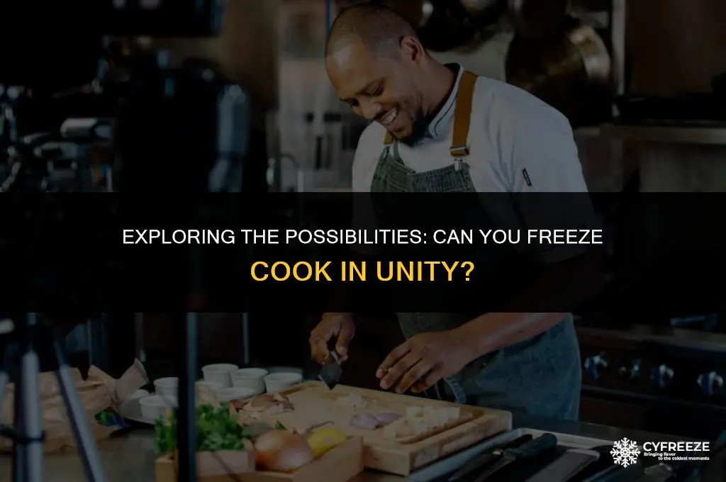 can i freeze cook unity