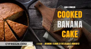Freezing Cooked Banana Cake: A Handy Guide for Bakers