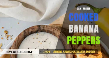 Freezing Cooked Banana Peppers: A Handy Guide for Preservation