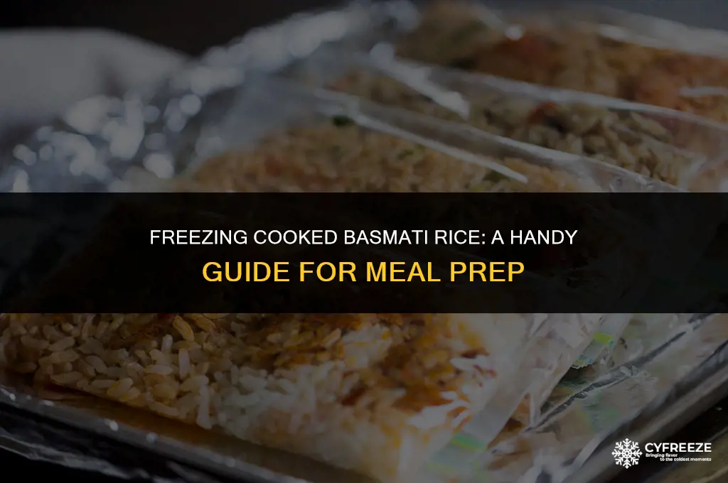 can i freeze cooked basmati rice