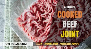 Freezing Cooked Beef Joints: A Comprehensive Guide