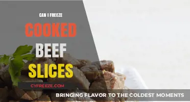 Freezing Cooked Beef Slices: A Handy Guide for Meal Prep