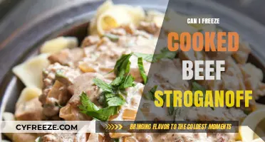 Freezing Cooked Beef Stroganoff: A Handy Guide for Meal Prep
