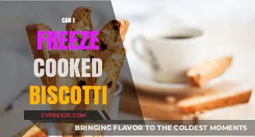 Freezing Cooked Biscotti: A Handy Guide for Coffee Lovers