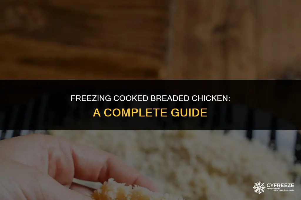 can i freeze cooked breaded chicken