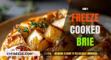 Freezing Cooked Brie: A Guide to Preserving Your Favorite Cheese