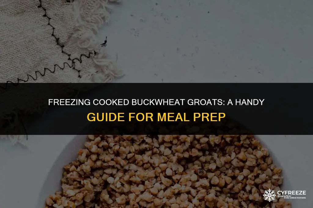 can i freeze cooked buckwheat groats