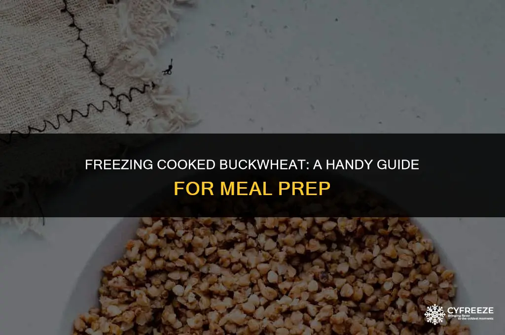 can i freeze cooked buckwheat