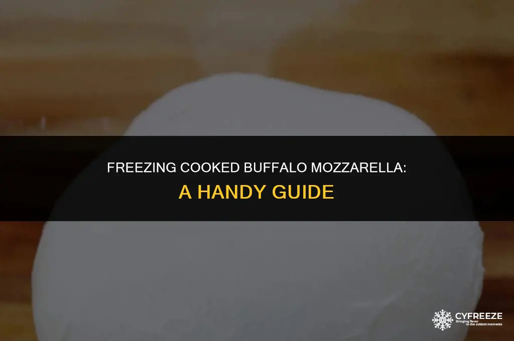 can i freeze cooked buffalo mozzarella