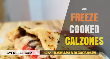 Freezing Cooked Calzones: A Handy Guide for Leftovers