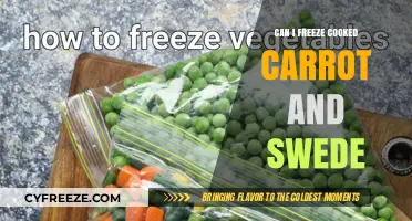 Freezing Cooked Carrots and Swede: A Handy Guide