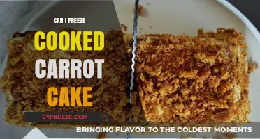 Freezing Cooked Carrot Cake: A Delicious Dessert Preservation Guide