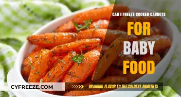 Freezing Cooked Carrots for Baby Food: A Convenient and Nutritious Option