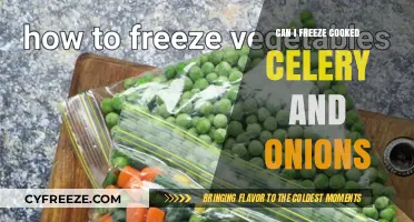 Freezing Cooked Celery and Onions: A Handy Kitchen Tip