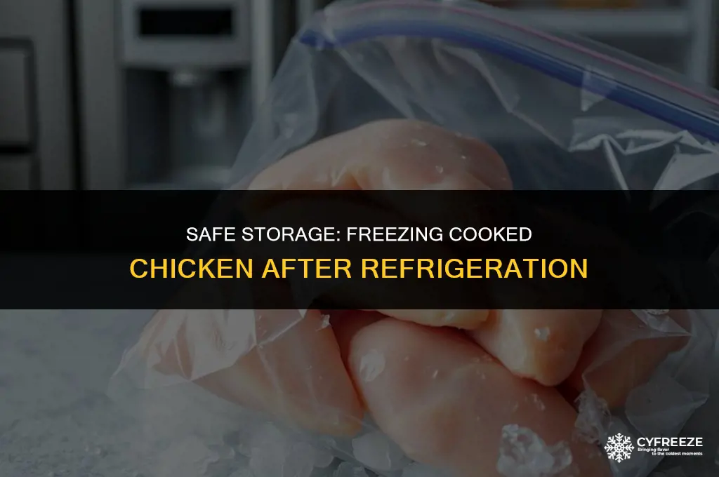 can i freeze cooked chicken after 4 days in fridge