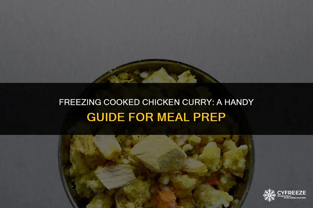 can i freeze cooked chicken curry