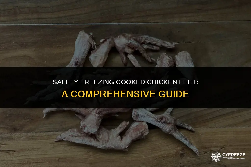 can i freeze cooked chicken feey